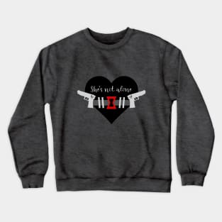 Superhero Heart - Black Widow Crewneck Sweatshirt